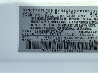 2025 Nissan Sentra S