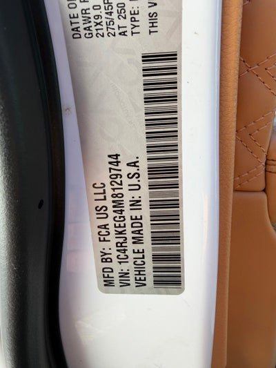 2021 Jeep Grand Cherokee L Summit