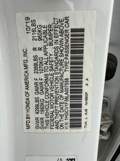 2020 Honda Accord EX-L