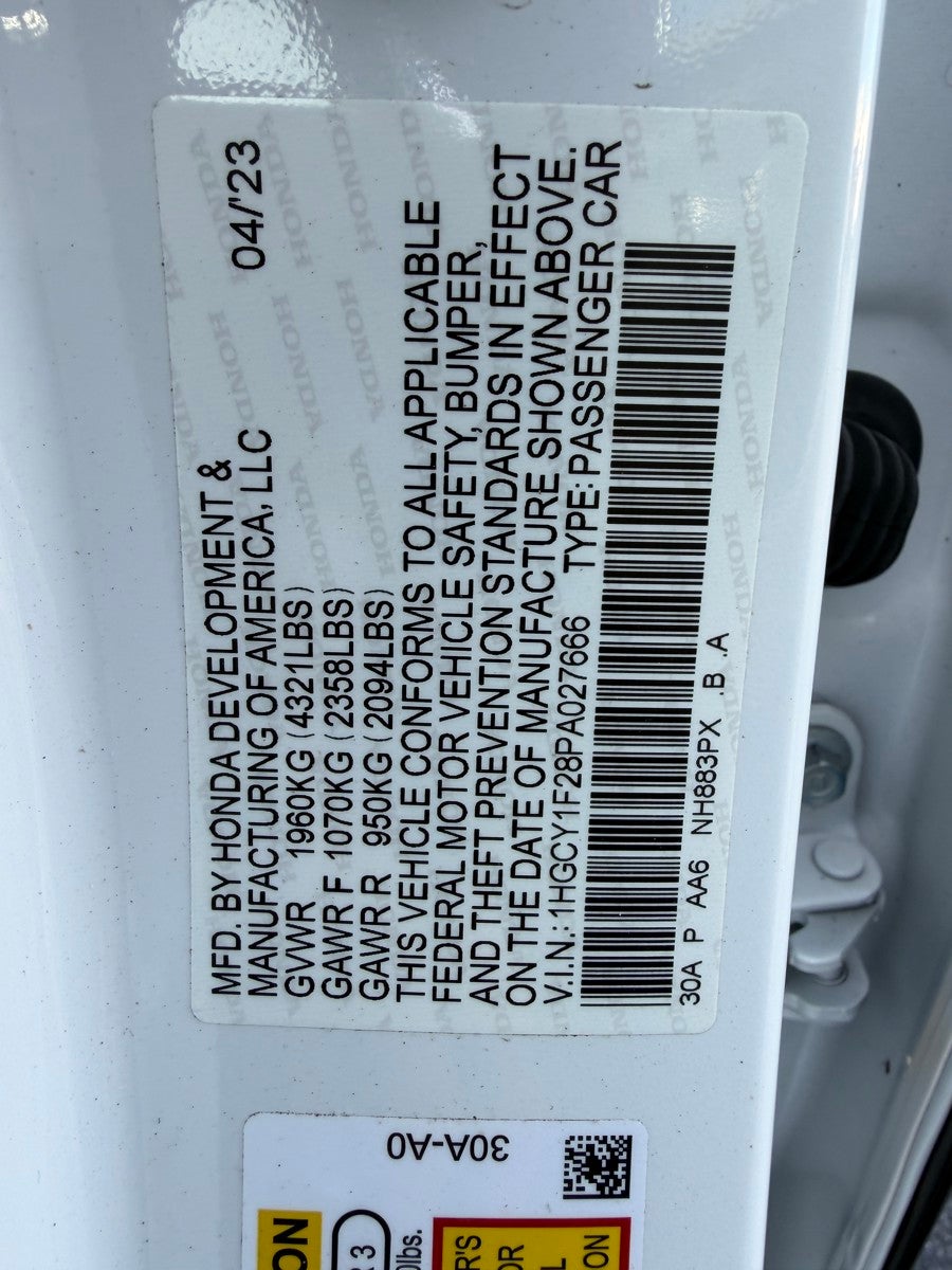 2023 Honda Accord LX