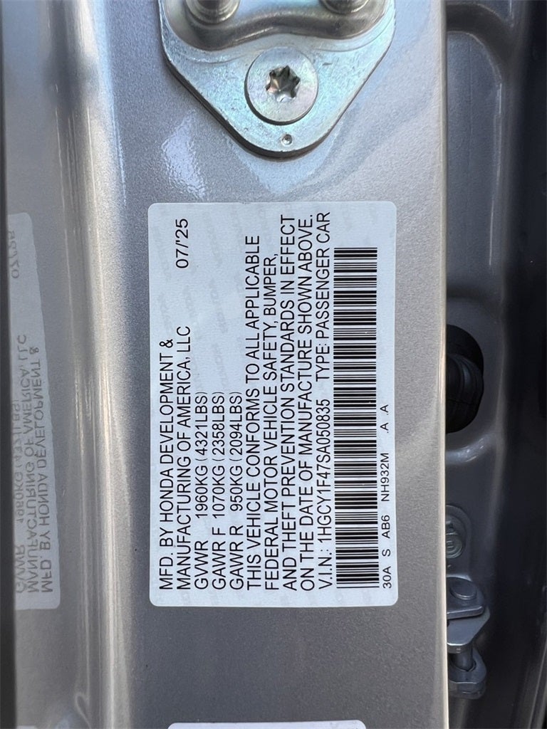 2025 Honda Accord SE