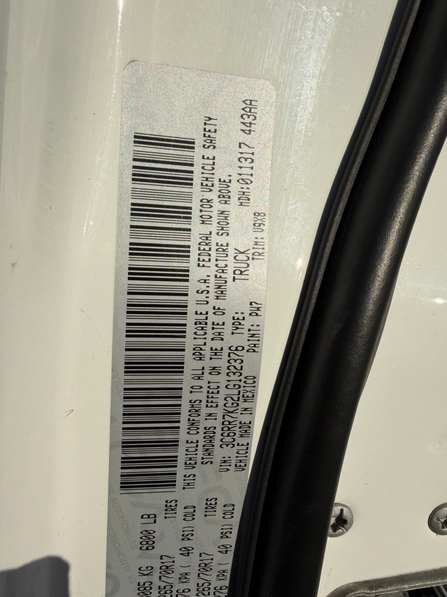 2020 RAM 1500 Classic Tradesman