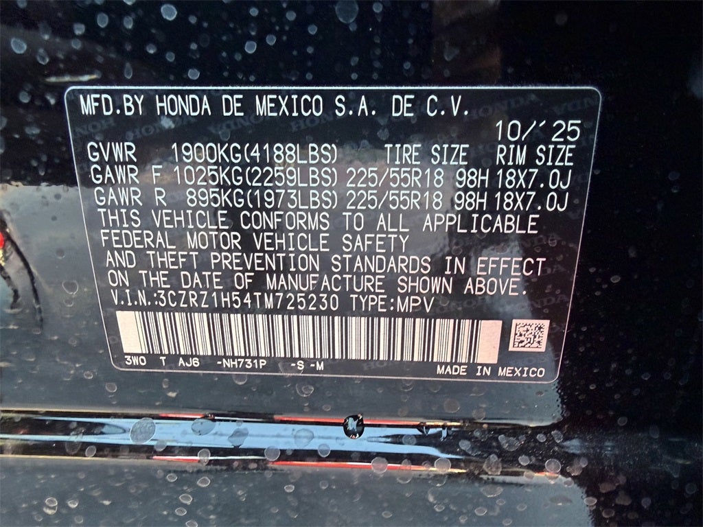 2026 Honda HR-V Sport