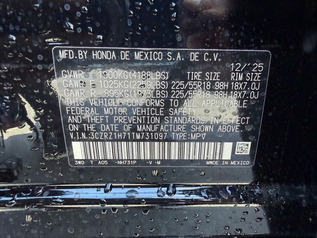 2026 Honda HR-V EX-L