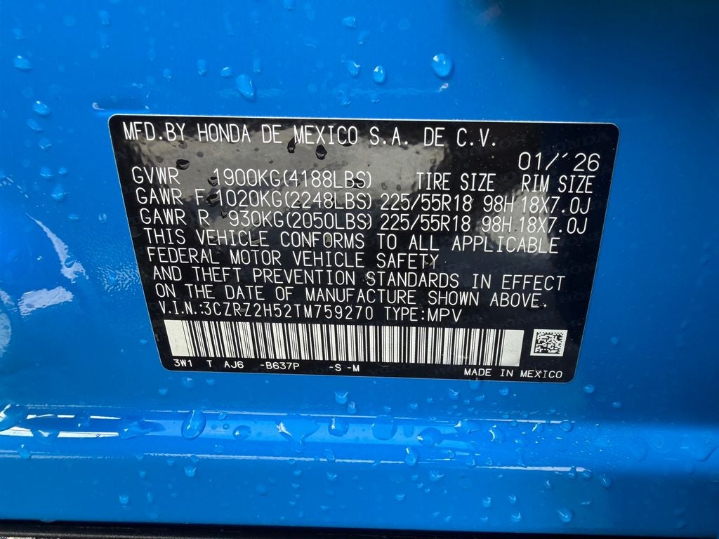 2026 Honda HR-V Sport