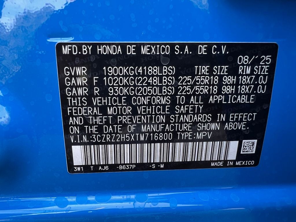 2026 Honda HR-V Sport