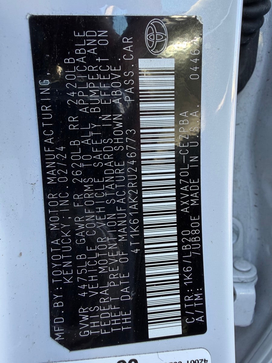 2024 Toyota Camry XSE