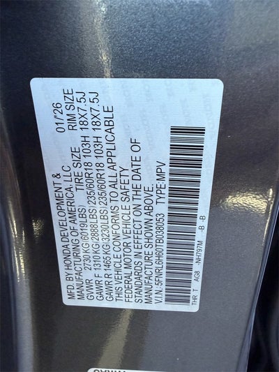 2026 Honda Odyssey EX-L