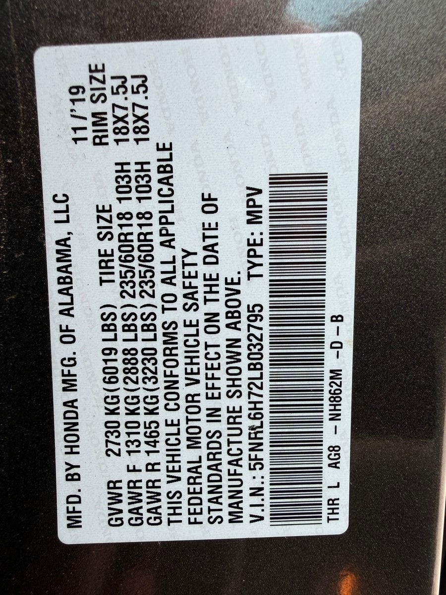 2020 Honda Odyssey EX-L