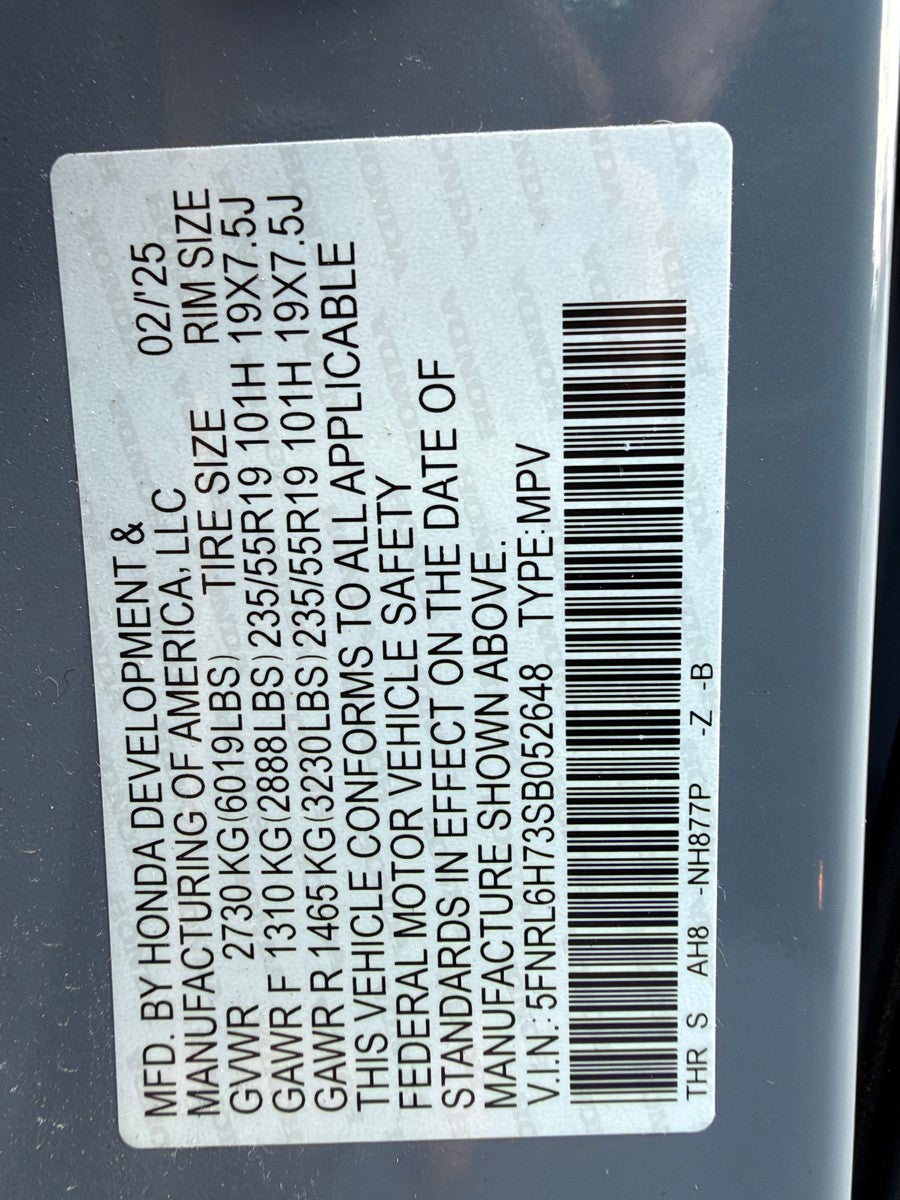 2025 Honda Odyssey Sport-L