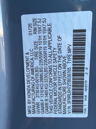 2026 Honda Odyssey Sport-L