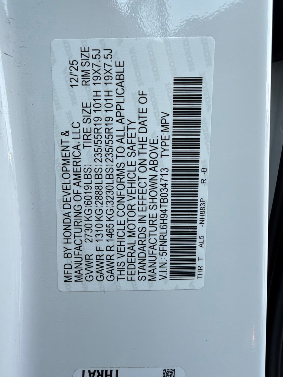 2026 Honda Odyssey Elite