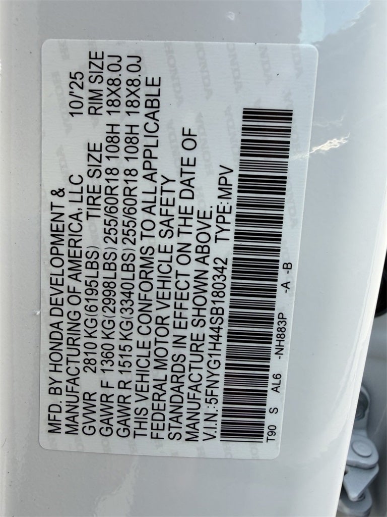 2025 Honda Pilot EX-L