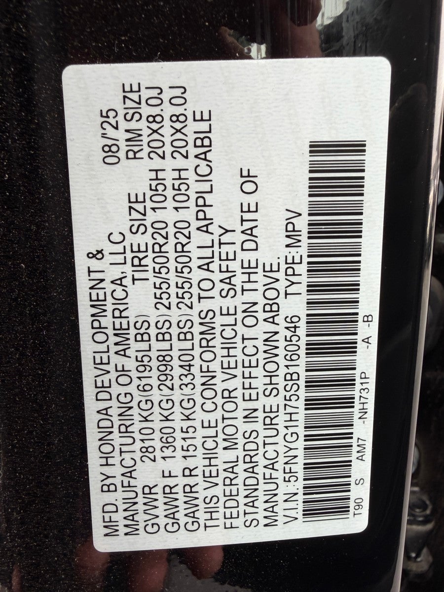 2025 Honda Pilot Touring