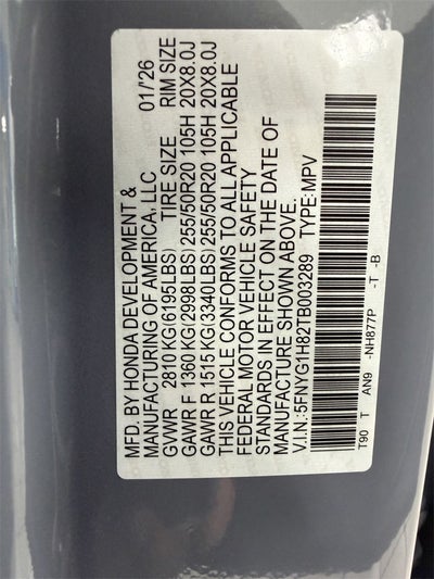 2026 Honda Pilot Elite