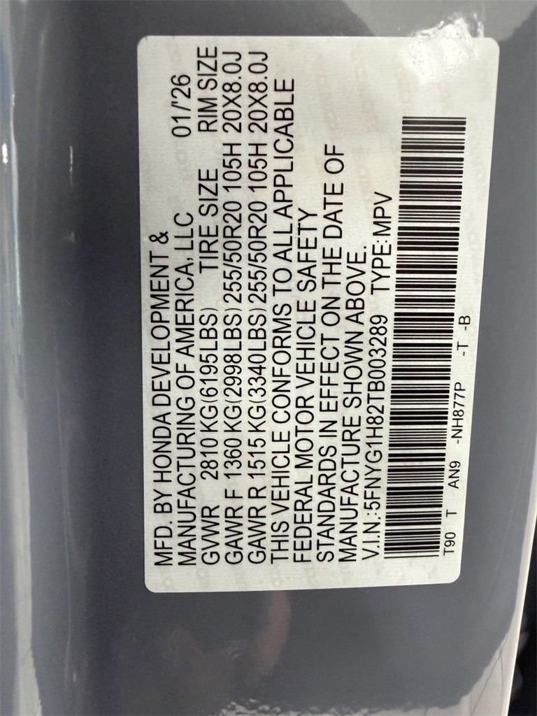 2026 Honda Pilot Elite