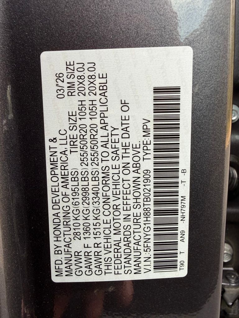 2026 Honda Pilot Elite