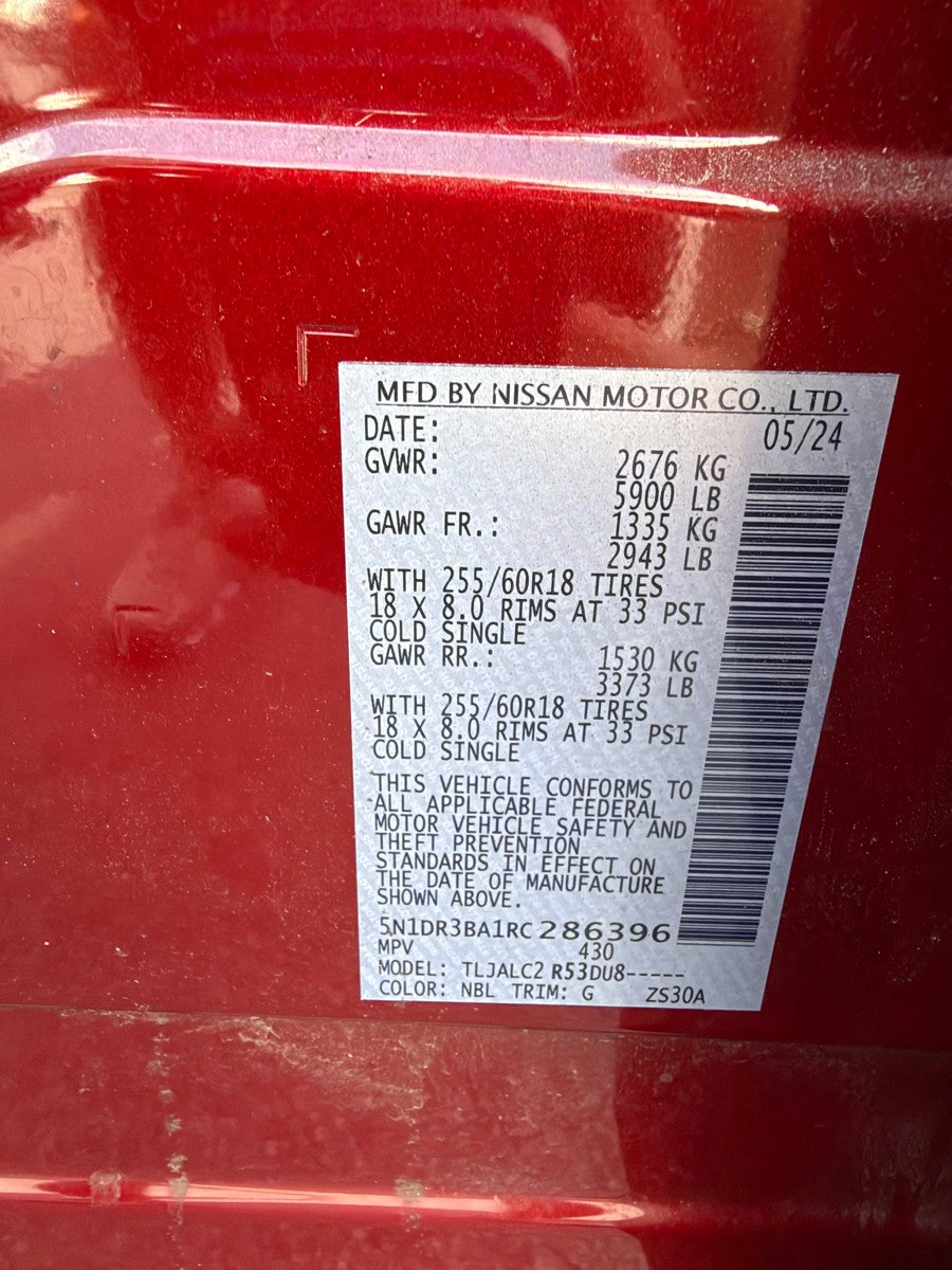 2024 Nissan Pathfinder SV