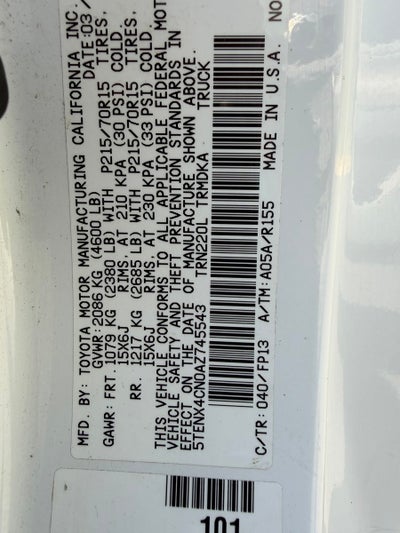 2010 Toyota Tacoma Base