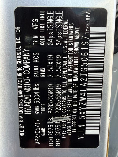 2018 Hyundai Santa Fe Sport 2.0T Ultimate