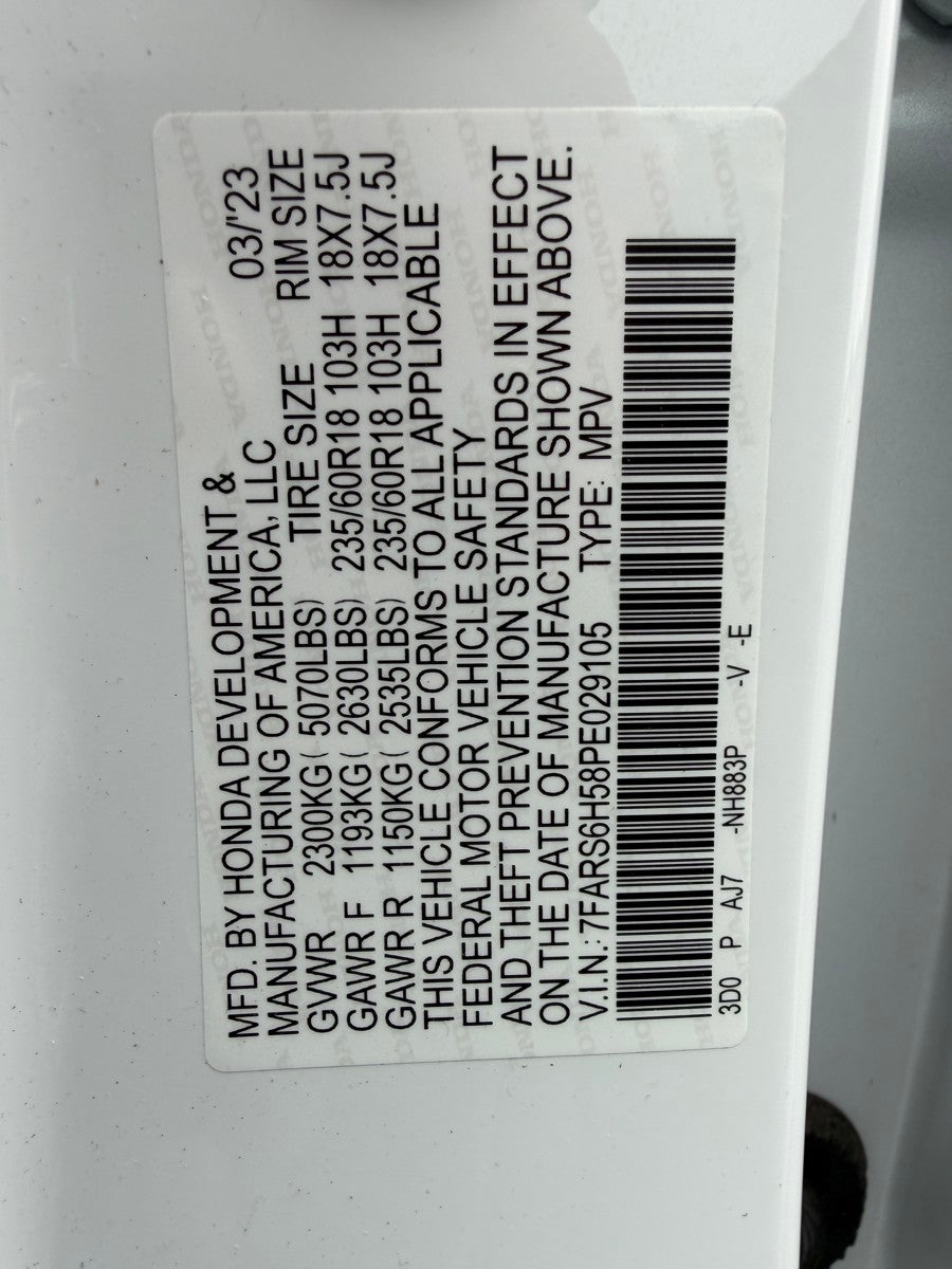 2023 Honda CR-V Hybrid Sport w/o BSI