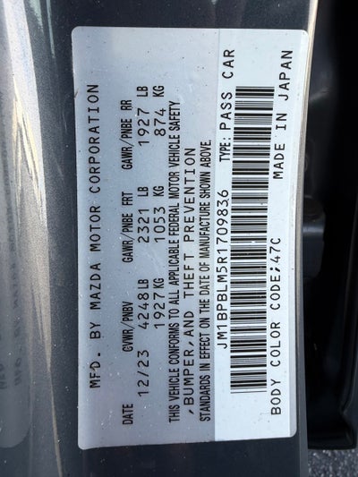 2024 Mazda Mazda3 2.5 S Carbon Edition