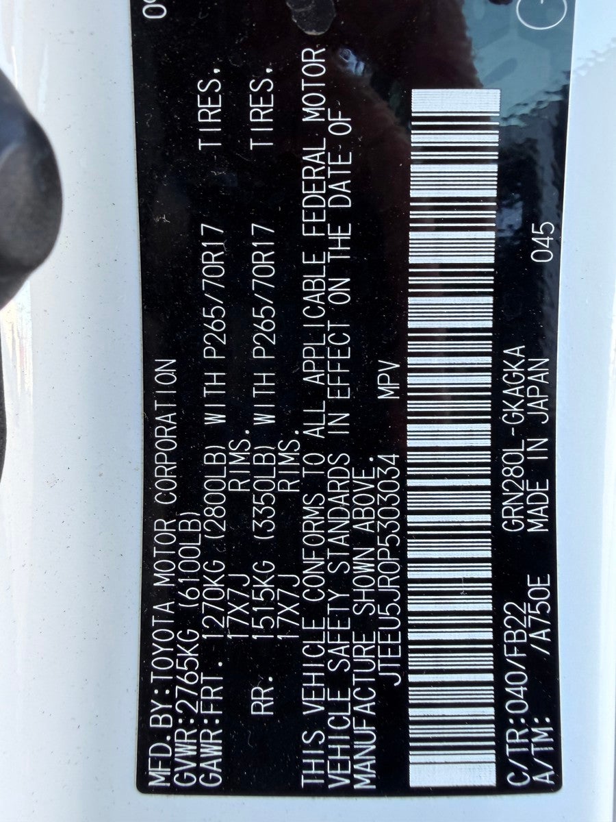 2023 Toyota 4Runner SR5