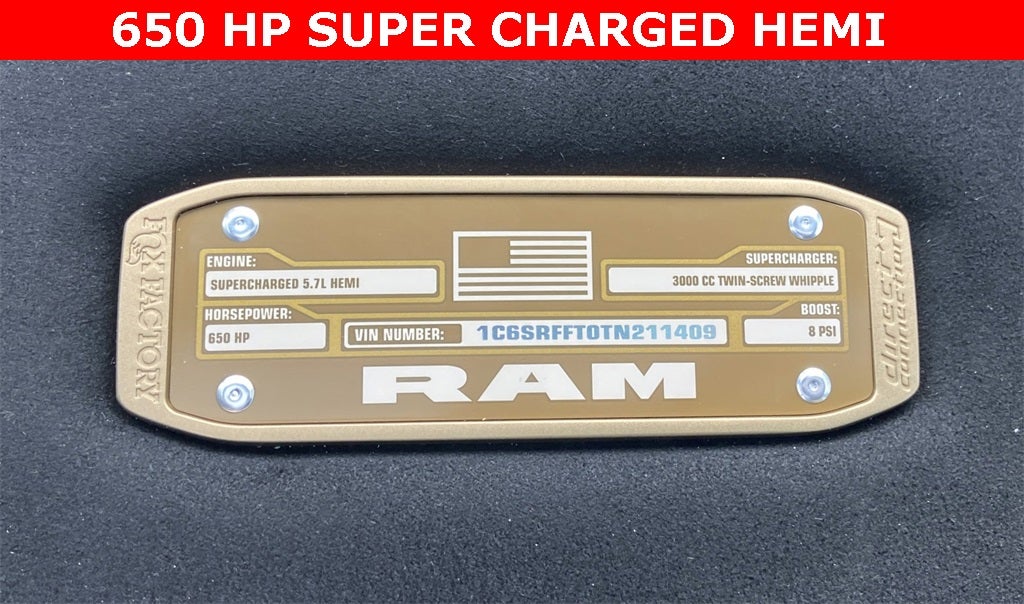 2026 RAM 1500 Big Horn/Lone Star 650 HP WHIPPLE SUPERCHARGER